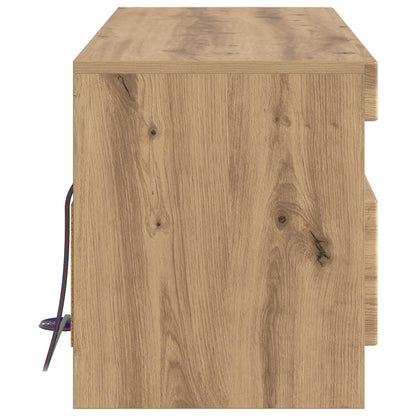 LED TV Cabinet Artisan Oak Engineered Wood