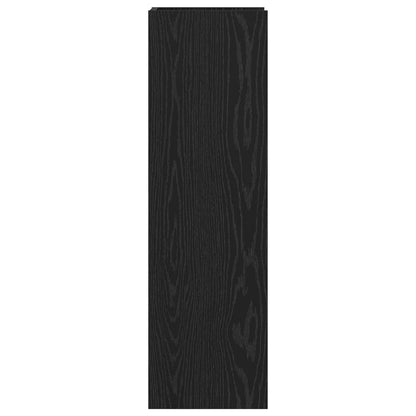 Plant Stand Black Oak 30 x 30 x 100 cm Engineered Wood