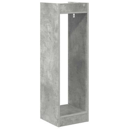 Plant Stand Concrete Grey 30 x 30 x 100 cm Engineered Wood