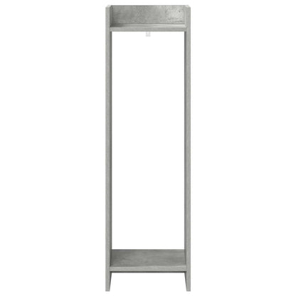 Plant Stand Concrete Grey 30 x 30 x 100 cm Engineered Wood