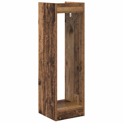 Plant Stand 2 pcs Old Wood 30 x 30 x 100 cm Engineered Wood