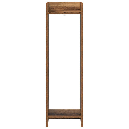 Plant Stand 2 pcs Old Wood 30 x 30 x 100 cm Engineered Wood