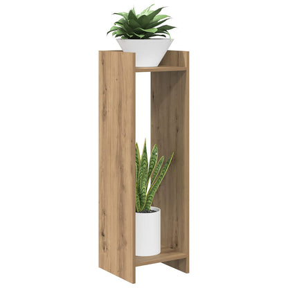Plant Stand Artisan Oak 30 x 30 x 100 cm Engineered Wood