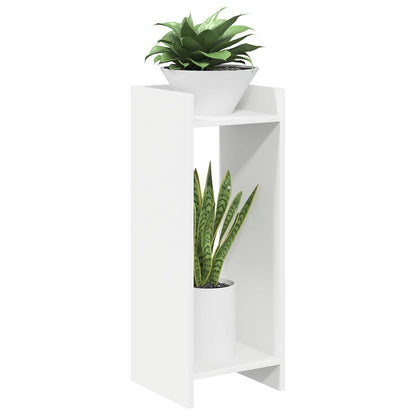 Plant Stand White 30 x 30 x 80 cm Engineered Wood