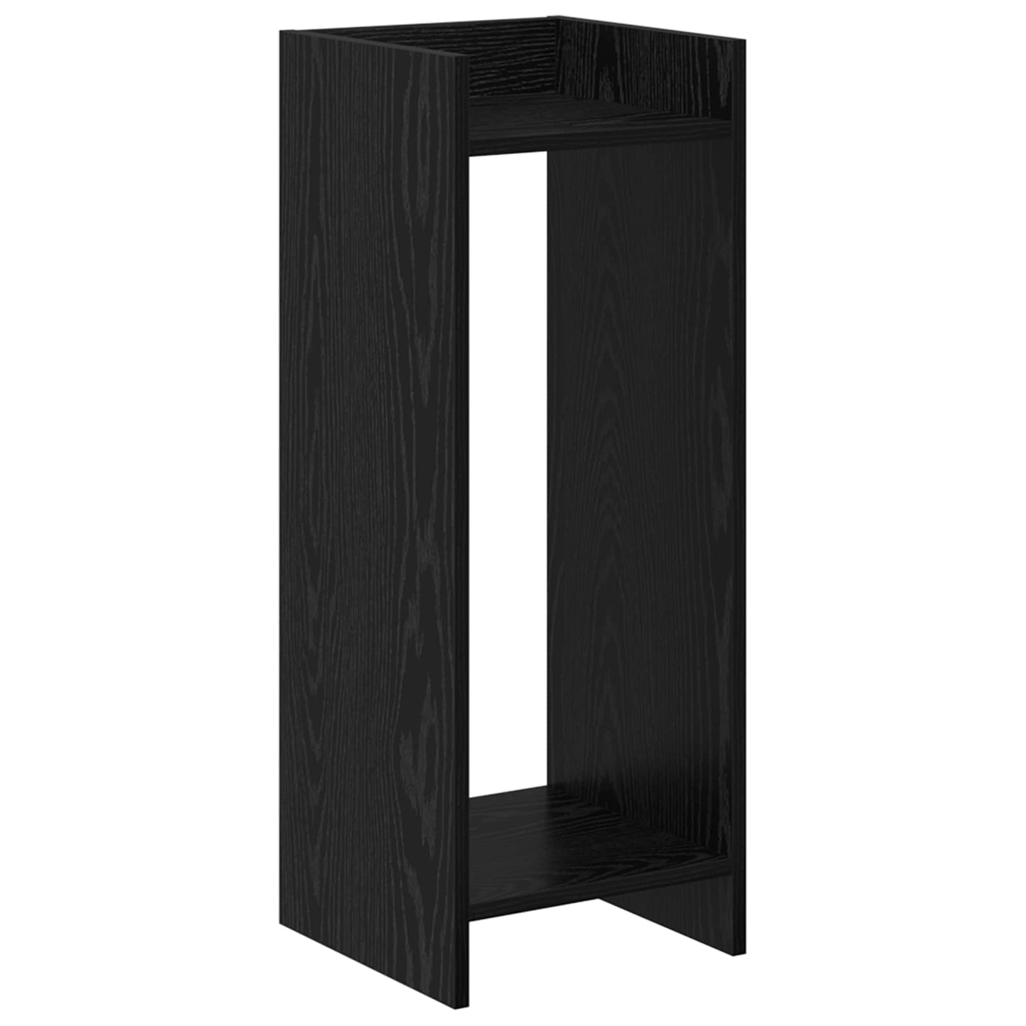 Plant Stand Black Oak 30 x 30 x 80 cm Engineered Wood