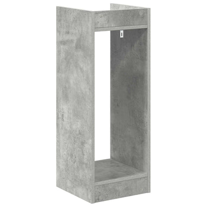 Plant Stand Concrete Grey 30 x 30 x 80 cm Engineered Wood