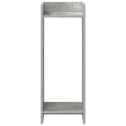 Plant Stand Concrete Grey 30 x 30 x 80 cm Engineered Wood