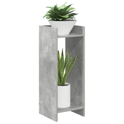 Plant Stand Concrete Grey 30 x 30 x 80 cm Engineered Wood
