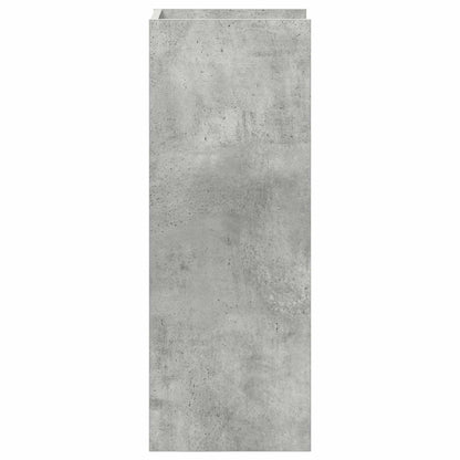Plant Stand Concrete Grey 30 x 30 x 80 cm Engineered Wood