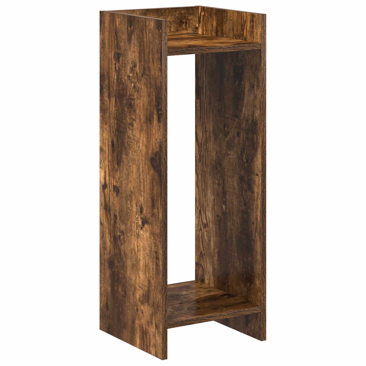 Plant Stand 2 pcs Smoked Oak 30 x 30 x 80 cm Engineered Wood