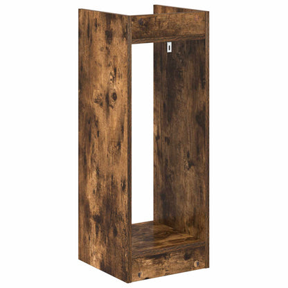 Plant Stand 2 pcs Smoked Oak 30 x 30 x 80 cm Engineered Wood