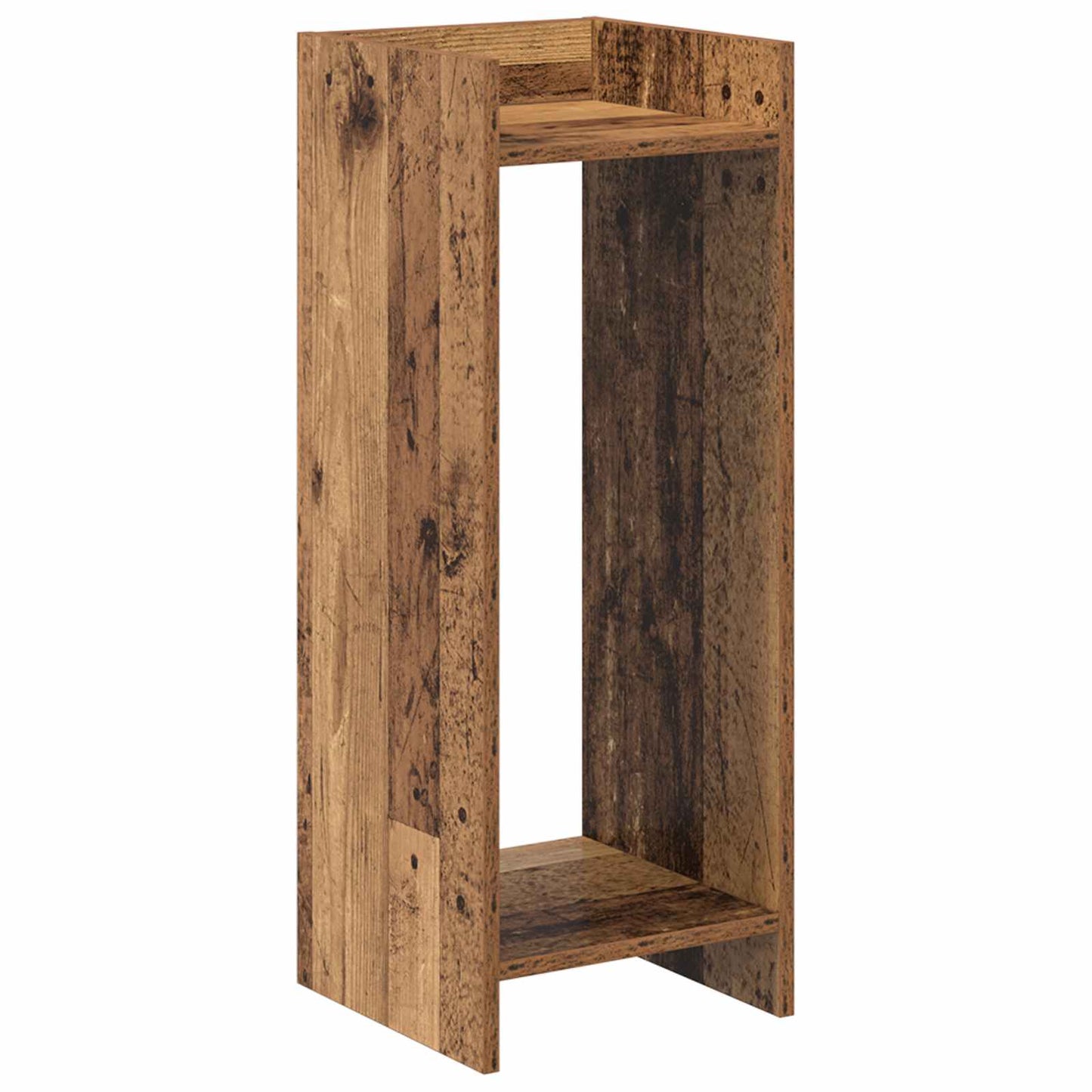 Plant Stand Old Wood 30 x 30 x 80 cm Engineered Wood