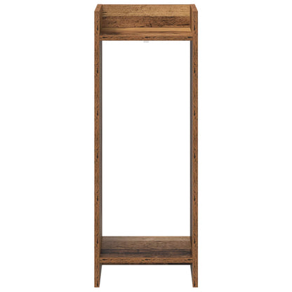 Plant Stand Old Wood 30 x 30 x 80 cm Engineered Wood