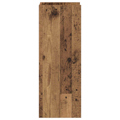 Plant Stand Old Wood 30 x 30 x 80 cm Engineered Wood