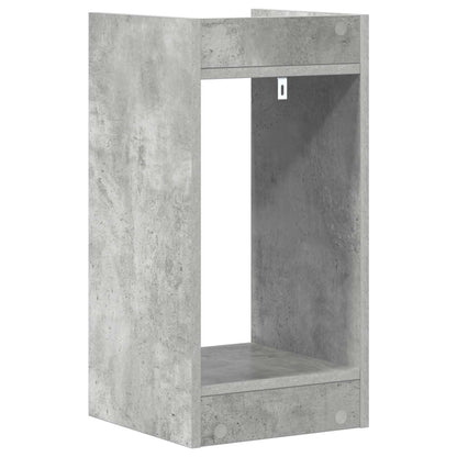 Plant Stand Concrete Grey 30 x 30 x 60 cm Engineered Wood