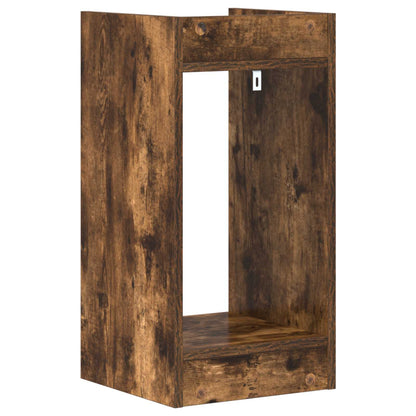 Plant Stand 2 pcs Smoked Oak 30 x 30 x 60 cm Engineered Wood