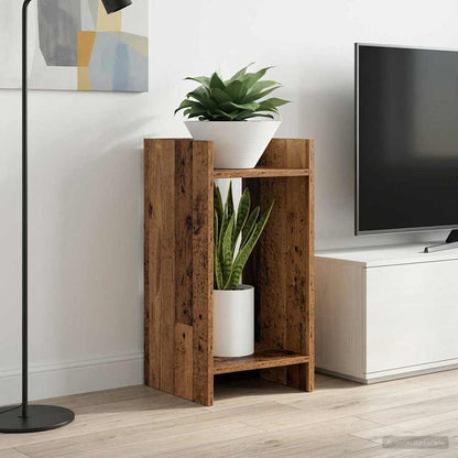 Plant Stand Old Wood 30 x 30 x 60 cm Engineered Wood