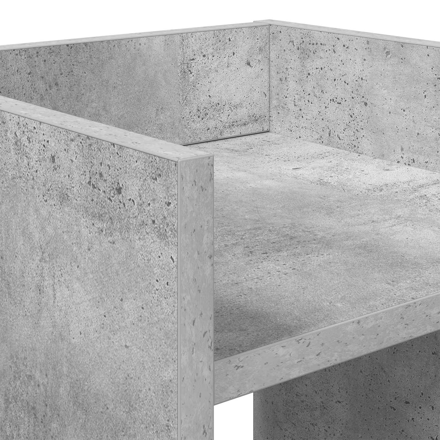 Plant Stand Concrete Grey 30 x 30 x 40 cm Engineered Wood
