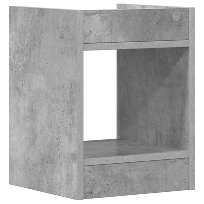 Plant Stand Concrete Grey 30 x 30 x 40 cm Engineered Wood