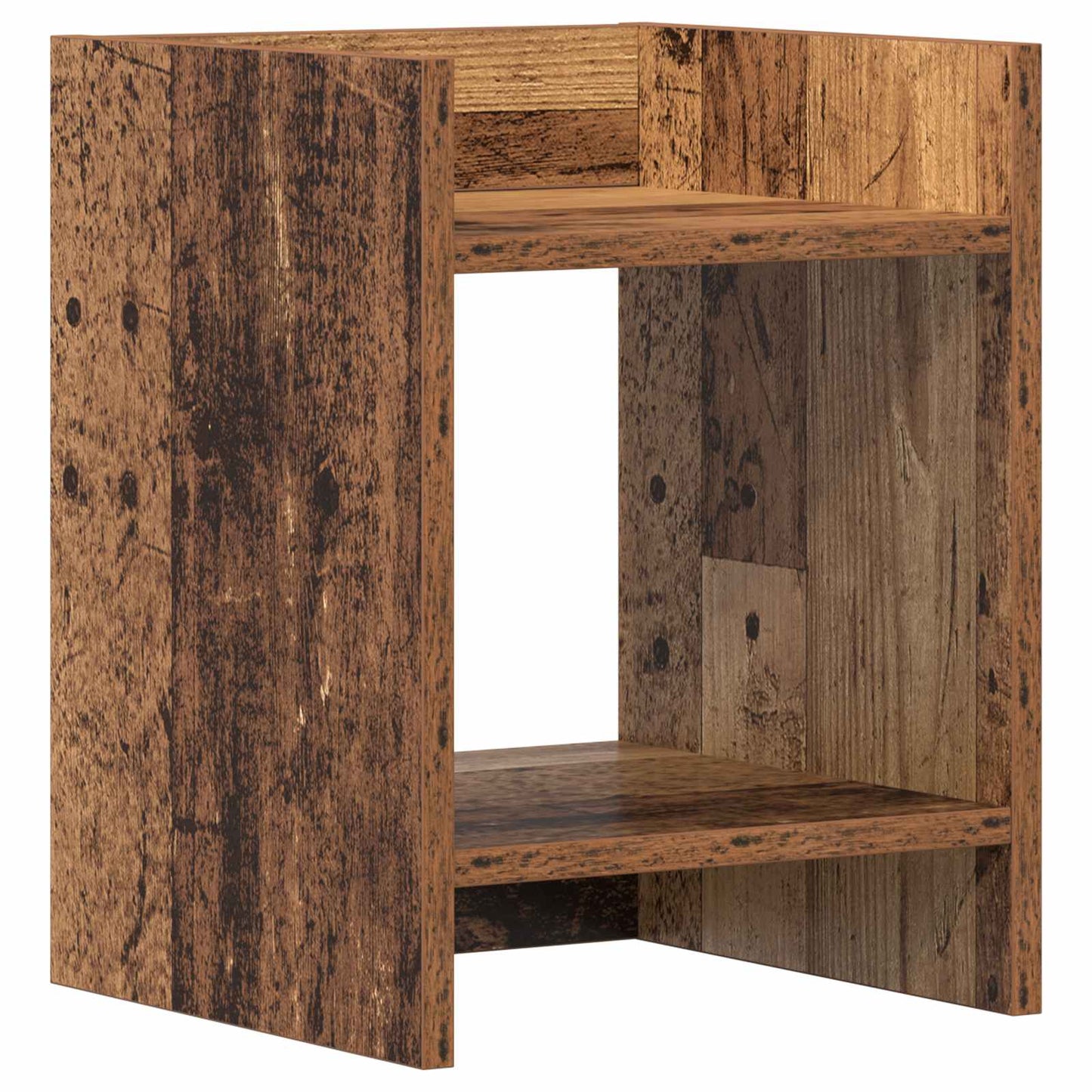 Plant Stand Old Wood 30 x 30 x 40 cm Engineered Wood