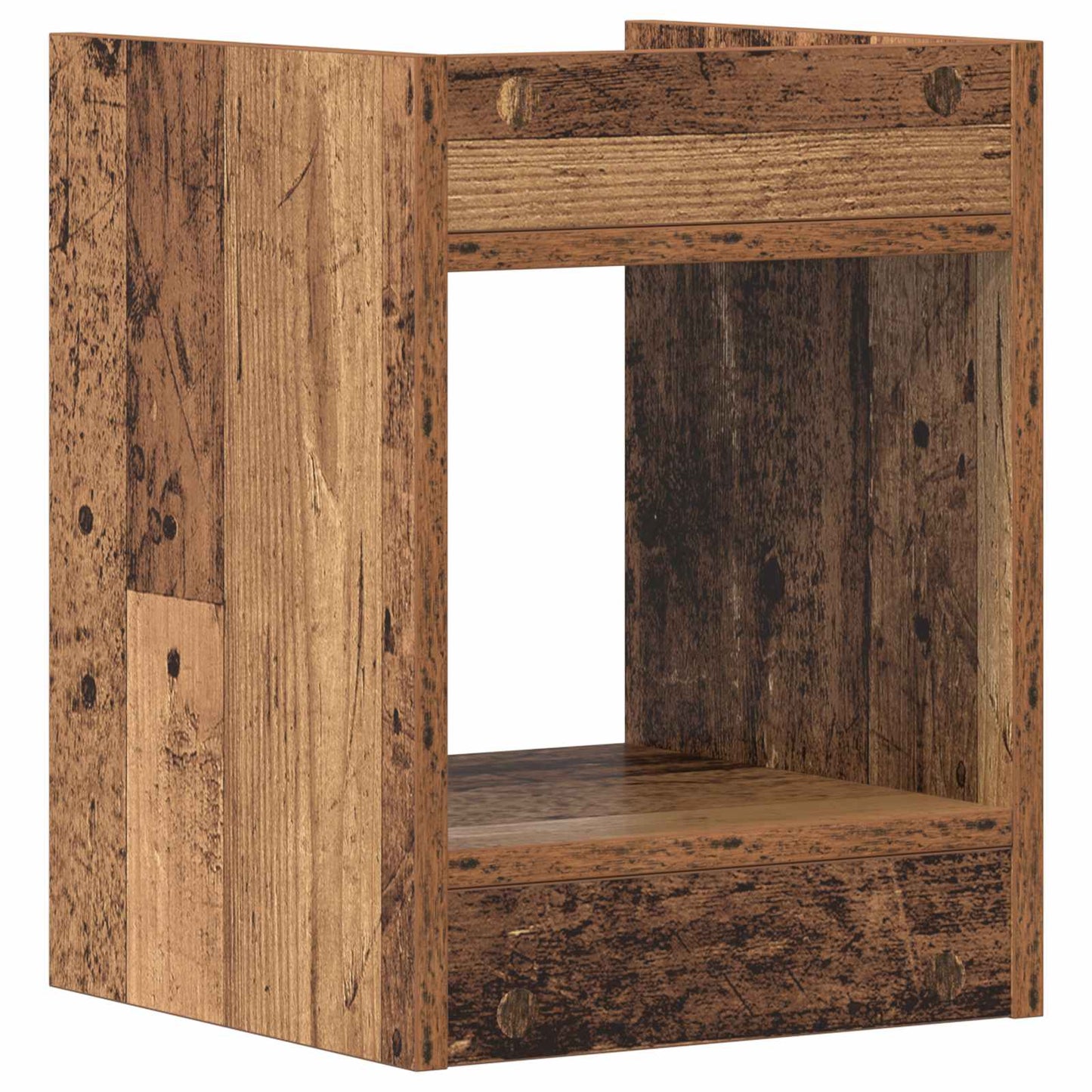Plant Stand 2 pcs Old Wood 30 x 30 x 40 cm Engineered Wood