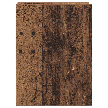 Plant Stand 2 pcs Old Wood 30 x 30 x 40 cm Engineered Wood