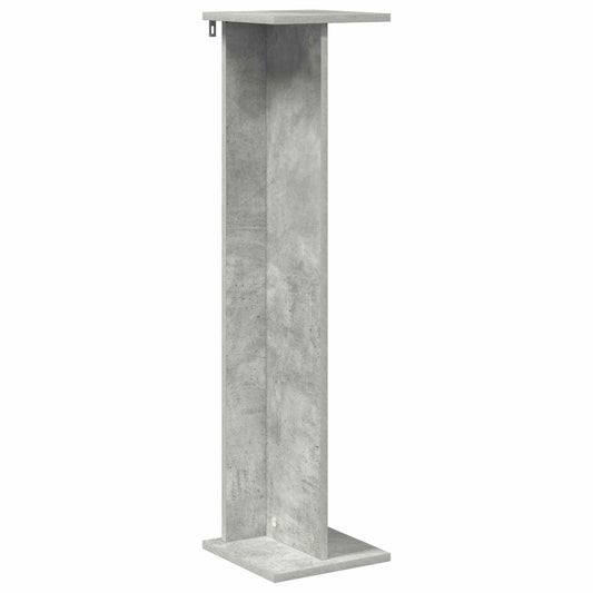 Plant Stand Concrete Grey 25 x 25.5 x 100.5 cm Engineered Wood