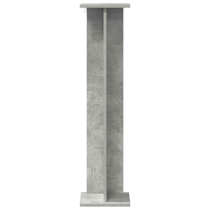 Plant Stand Concrete Grey 25 x 25.5 x 100.5 cm Engineered Wood