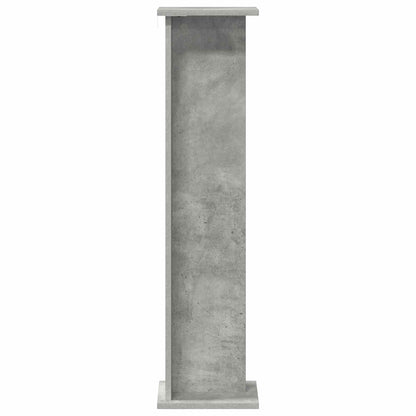 Plant Stand Concrete Grey 25 x 25.5 x 100.5 cm Engineered Wood