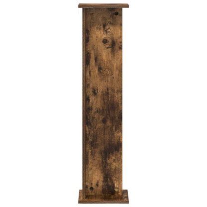 Plant Stand Smoked Oak 25 x 25.5 x 100.5 cm Engineered Wood