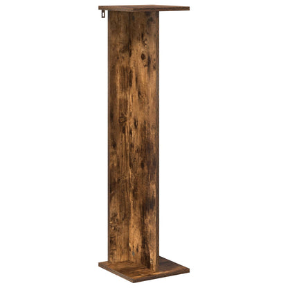 Plant Stand 2 pcs Smoked Oak 25 x 25.5 x 100.5 cm