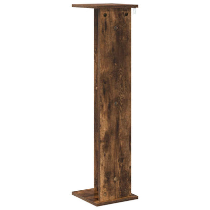 Plant Stand 2 pcs Smoked Oak 25 x 25.5 x 100.5 cm