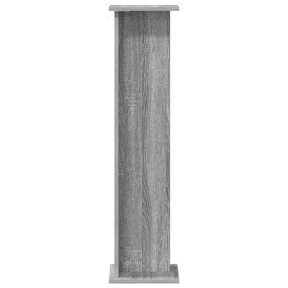 Plant Stand 2 pcs Grey Sonoma 25 x 25.5 x 100.5 cm