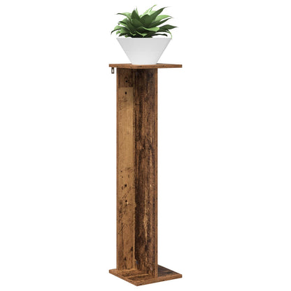 Plant Stand Old Wood 25 x 25.5 x 100.5 cm Engineered Wood