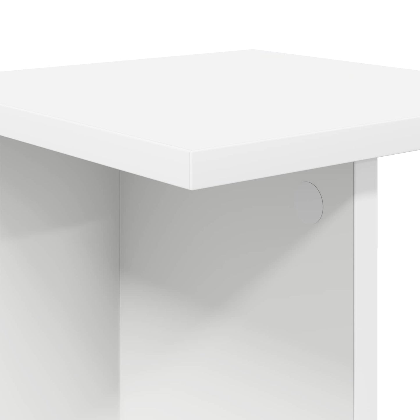 Plant Stand White 25 x 25.5 x 80.5 cm Engineered Wood