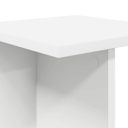 Plant Stand White 25 x 25.5 x 80.5 cm Engineered Wood