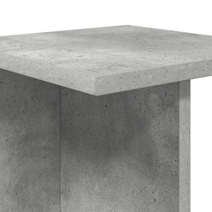 Plant Stand Concrete Grey 25 x 25.5 x 80.5 cm Engineered Wood