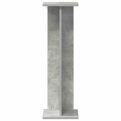 Plant Stand Concrete Grey 25 x 25.5 x 80.5 cm Engineered Wood