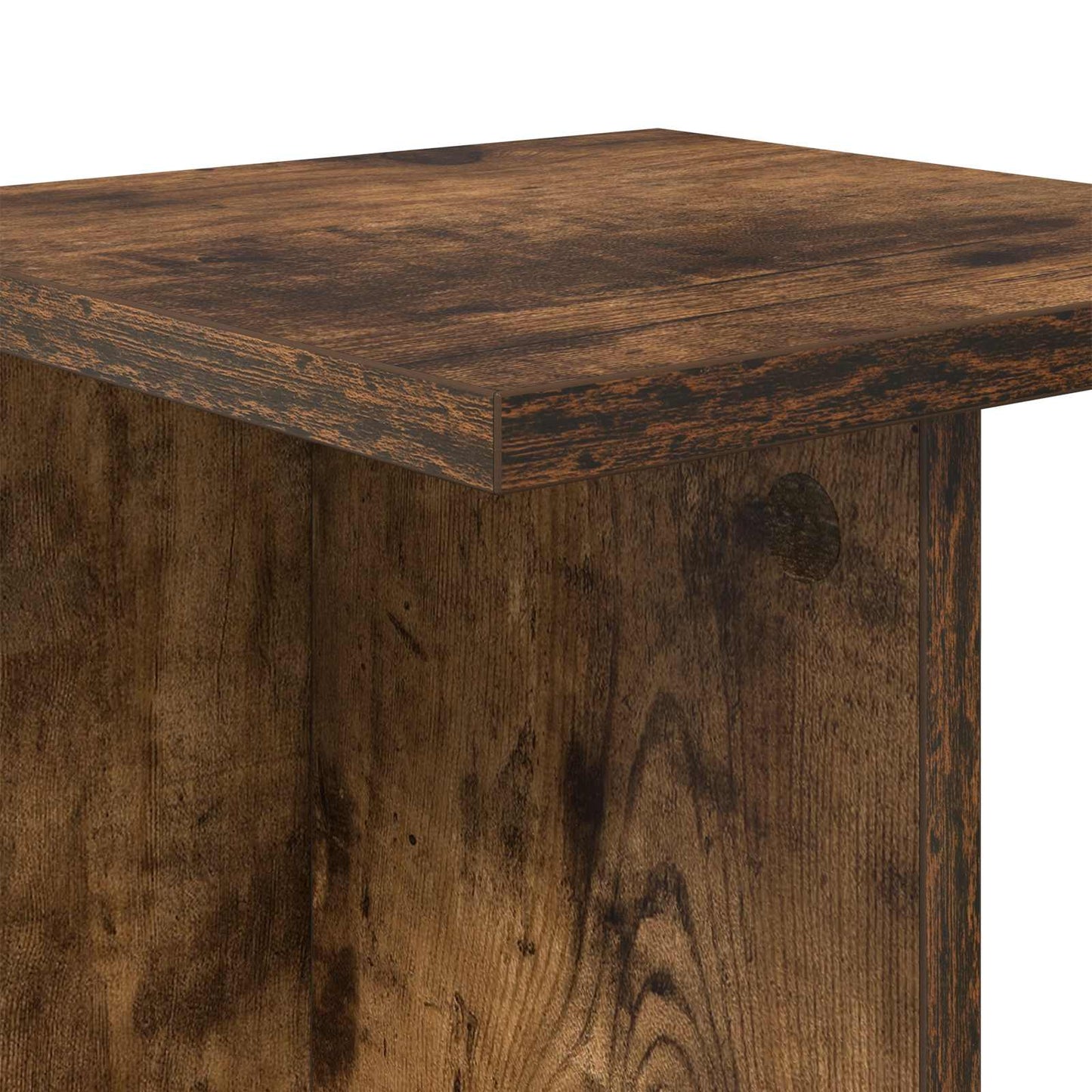 Plant Stand Smoked Oak 25 x 25.5 x 80.5 cm Engineered Wood