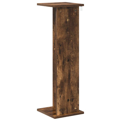 Plant Stand Smoked Oak 25 x 25.5 x 80.5 cm Engineered Wood