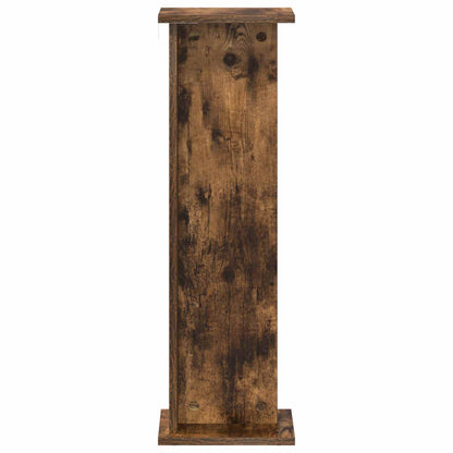 Plant Stand Smoked Oak 25 x 25.5 x 80.5 cm Engineered Wood