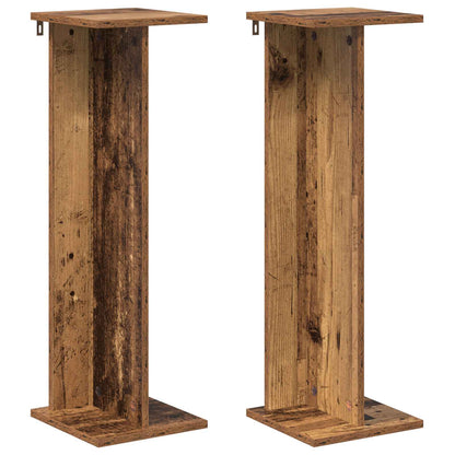 Plant Stand 2 pcs Old Wood 25 x 25.5 x 80.5 cm Engineered Wood