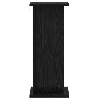 Plant Stand 2 pcs Black Oak 25 x 25.5 x 60.5 cm Engineered Wood