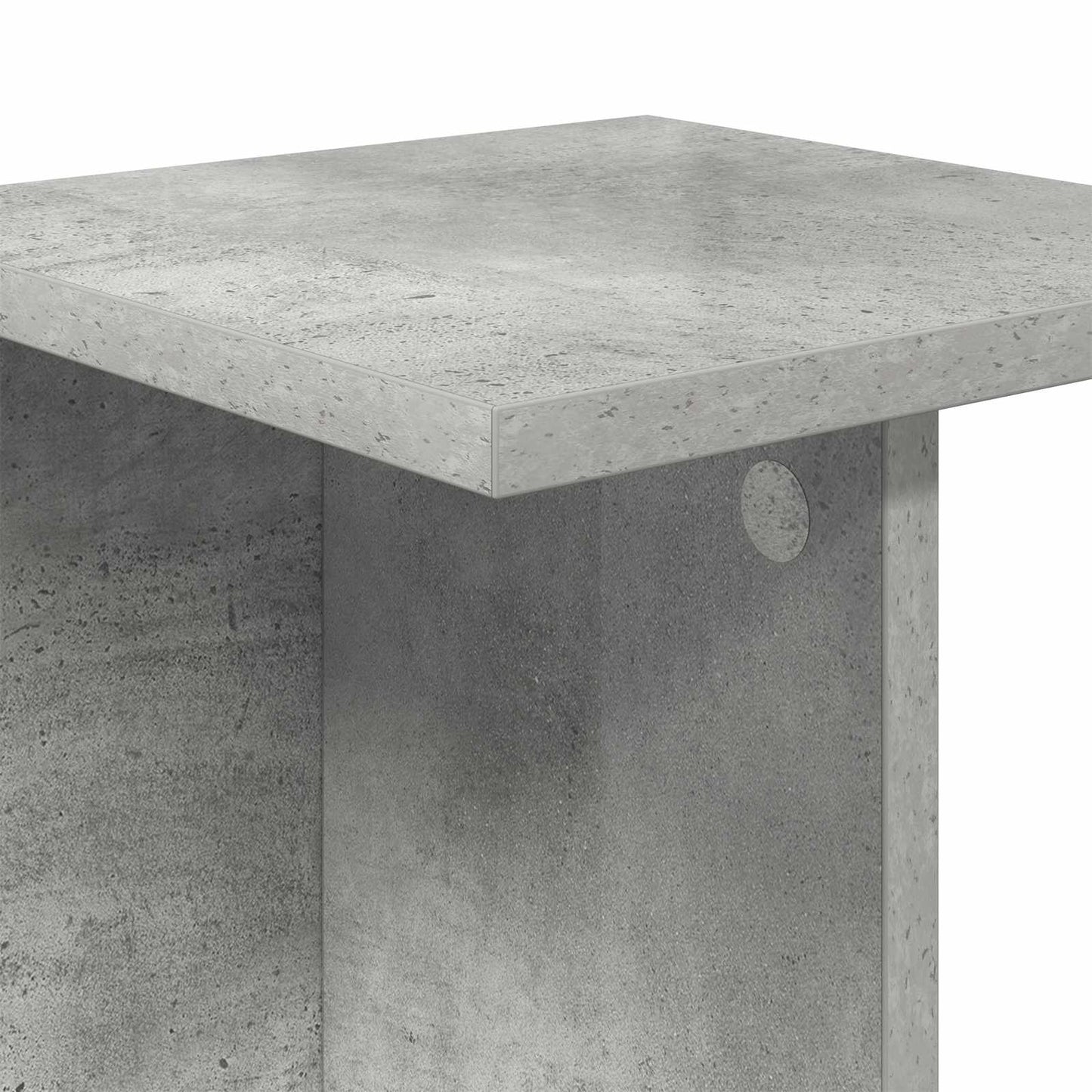 Plant Stand 2 pcs Concrete Grey 25 x 25.5 x 60.5 cm