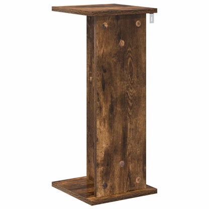 Plant Stand Smoked Oak 25 x 25.5 x 60.5 cm Engineered Wood