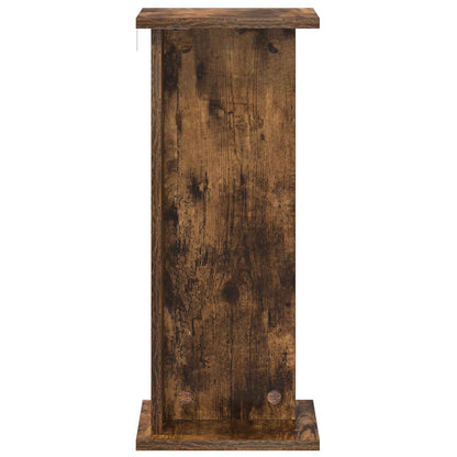 Plant Stand Smoked Oak 25 x 25.5 x 60.5 cm Engineered Wood