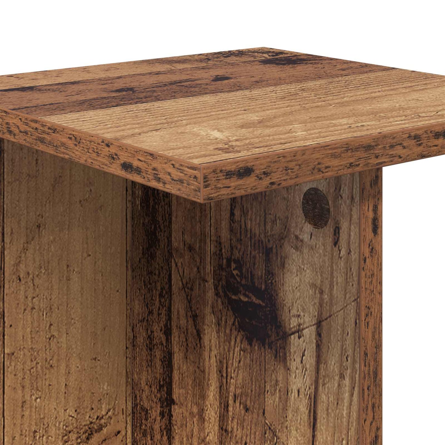 Plant Stand Old Wood 25 x 25.5 x 60.5 cm Engineered Wood