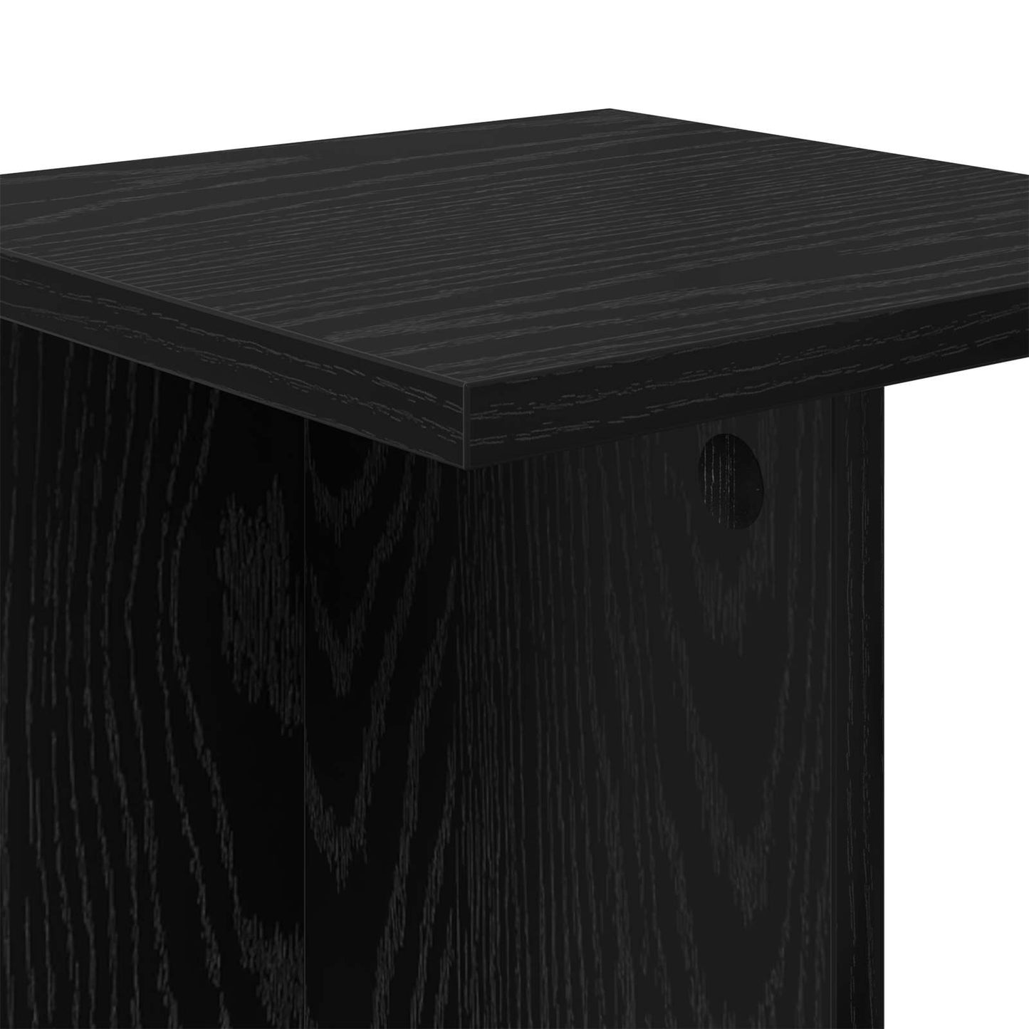 Plant Stand 2 pcs Black Oak 25 x 25.5 x 40.5 cm Engineered Wood