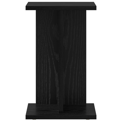 Plant Stand 2 pcs Black Oak 25 x 25.5 x 40.5 cm Engineered Wood
