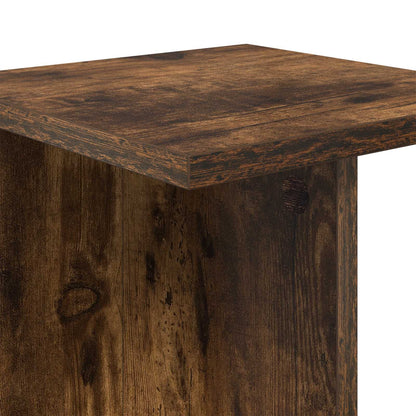 Plant Stand Smoked Oak 25 x 25.5 x 40.5 cm Engineered Wood